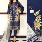 Heavy Full Front Embroidered Marina Dress