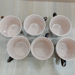 Tea Cups with Artistic Patterns