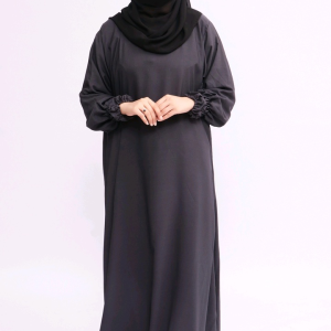 Abaya-FM28 Dark Grey